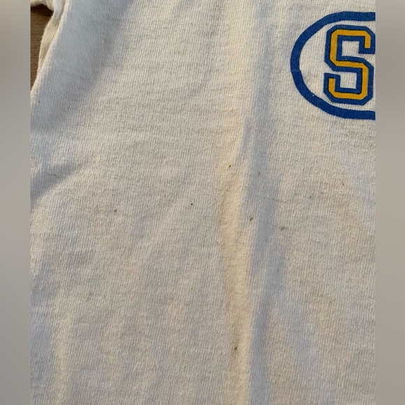 Vintage Buffalo Sabres 3/4 sleeve shirt -XL (fits like a LARGE) -Trench-80s/90s - Picture 9 of 10